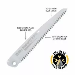 Silky GOMBOY 8 in. Folding Saw Replacement Blade -Deals Silky Store silky pruning saws 122 21 4f 1000