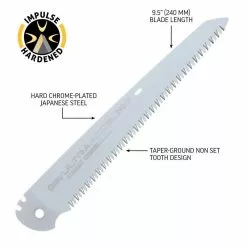 Silky Ultra Accel 9.5 in. Folding Saw Replacement Blade -Deals Silky Store silky pruning saws 445 24 4f 1000