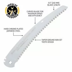 Silky Ultra Accel 9.5 in. Curved Folding Saw Replacement Blade -Deals Silky Store silky pruning saws 447 24 4f 1000