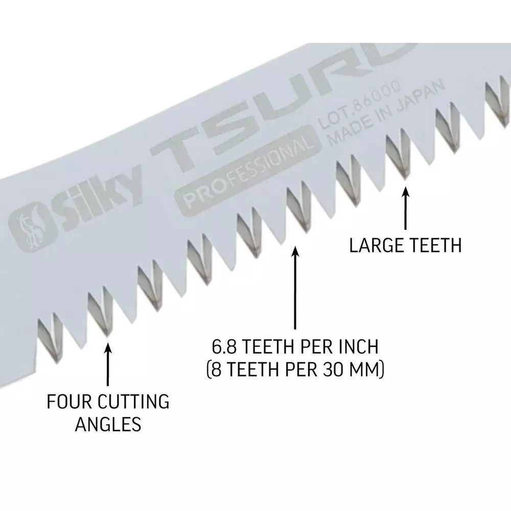 Silky Tsurugi 16 in. Large Teeth Tree Saw Replacement Blade 2 Silky Tsurugi 16 in. Large Teeth Tree Saw Replacement Blade - Image 2