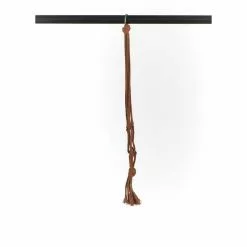 Primitive Planters 18 in. Cotton 100% Cotton Mini Hanger - Biscuit (Tan)