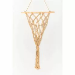 Primitive Planters Polypropylene Large Tan Macrame Wall Planter