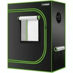 VIVOSUN 2.5 ft. x 1.5 ft. High Reflective Mylar Grow Tent with Observation Window and Floor Tray