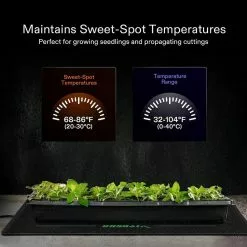 VIVOSUN 20 in. x 20.75 in. Durable Waterproof Seedling Heat Mat -Deals Silky Store vivosun heat mats thd 330102nj 44 1000