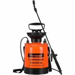 VIVOSUN 0.8 Gal. Lawn and Garden Pump Pressure Sprayer with Pressure Relief Valve and Shoulder Strap