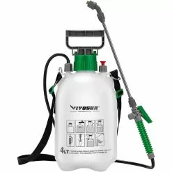 VIVOSUN 1 Gal. Pump Pressure Sprayer with 3 Water Nozzles and Adjustable Shoulder Strap