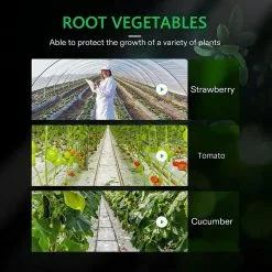 VIVOSUN 10 ft. x 100 ft. 5.5 Mil Black and White Panda Poly Film, Blackout Tarp for Warm House -Deals Silky Store vivosun reflective film wal 308122j 4f 1000