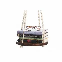 Primitive Planters 36 in. Cotton Wooden Shelf Hanger -Deals Silky Store wood cotton primitive planters plant hangers 9307 1f 1000